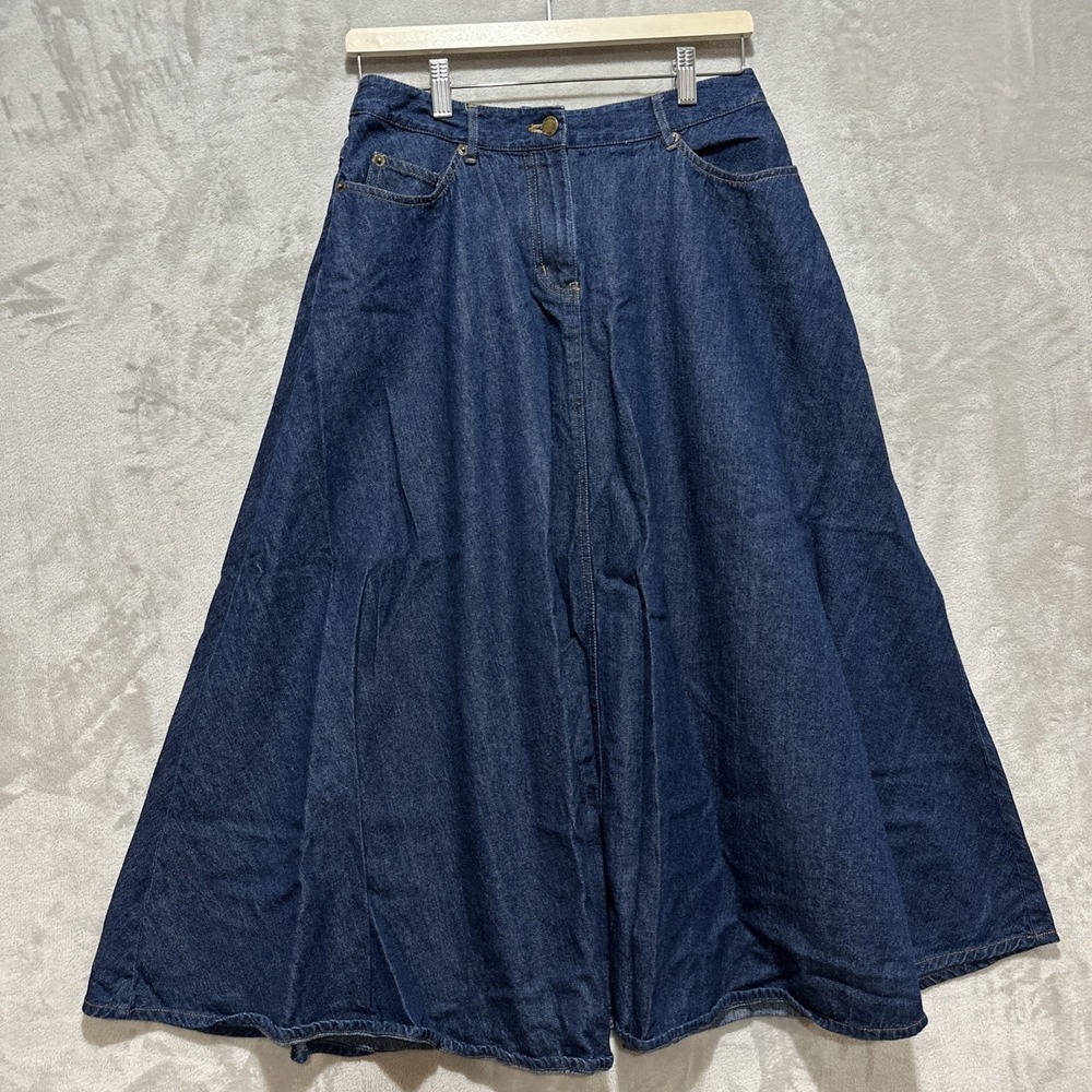 Isaac Mizrahi for Target A-Line Cotton Denim Skirt Women's Size 6